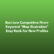 Best Low Competitive Fiverr Keyword "Map illustration" Easy Rank For New Profiles